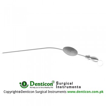 Baron-Schuknecht Suction Tube With Finger Cutt Off Stainless Steel, Working Length - Diameter 75 mm - 1.5 mm Ø